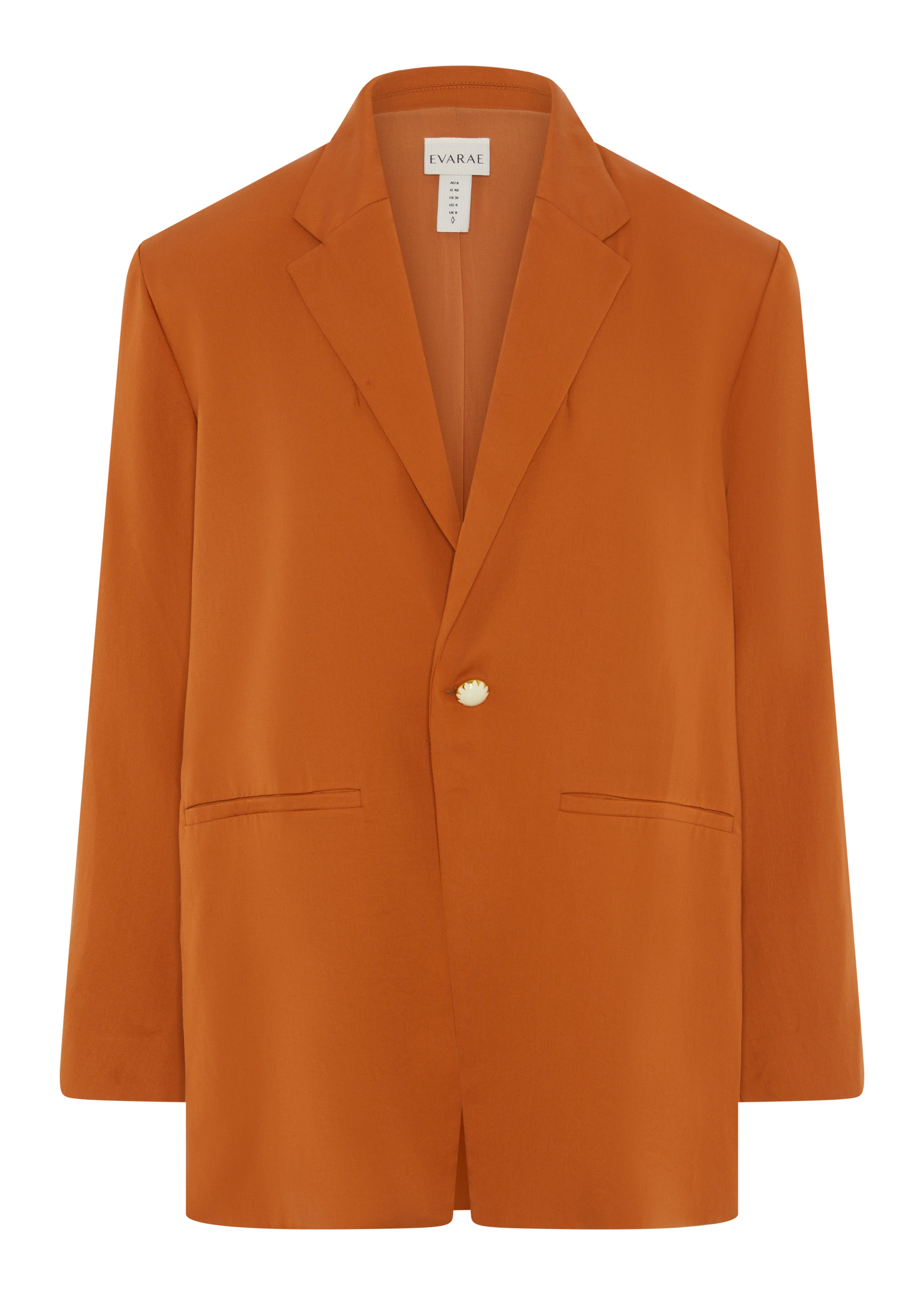 RILEY BLAZER IN TENCEL - AMBERGLOW