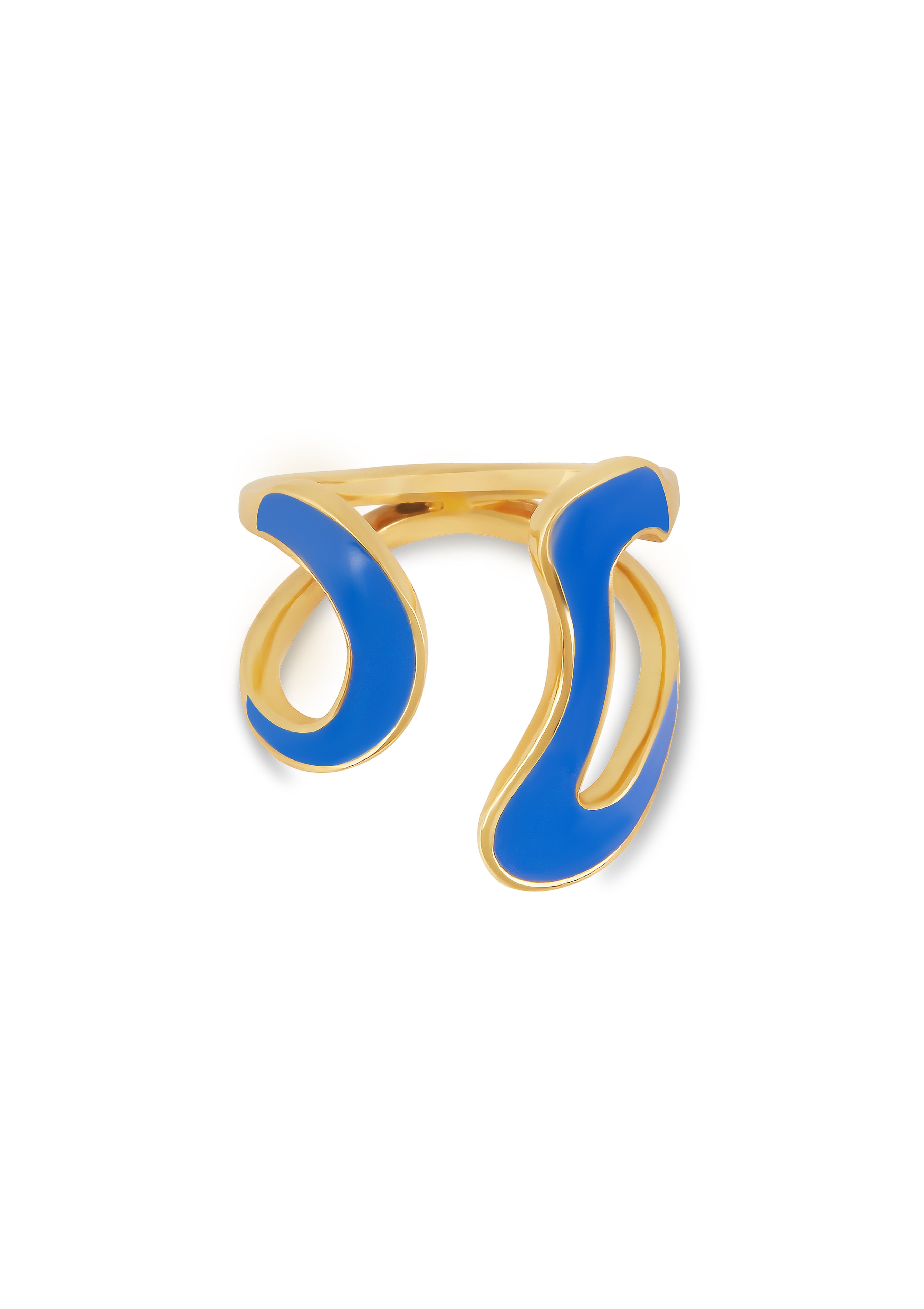 WAVE RING - LUSTRE BLUE