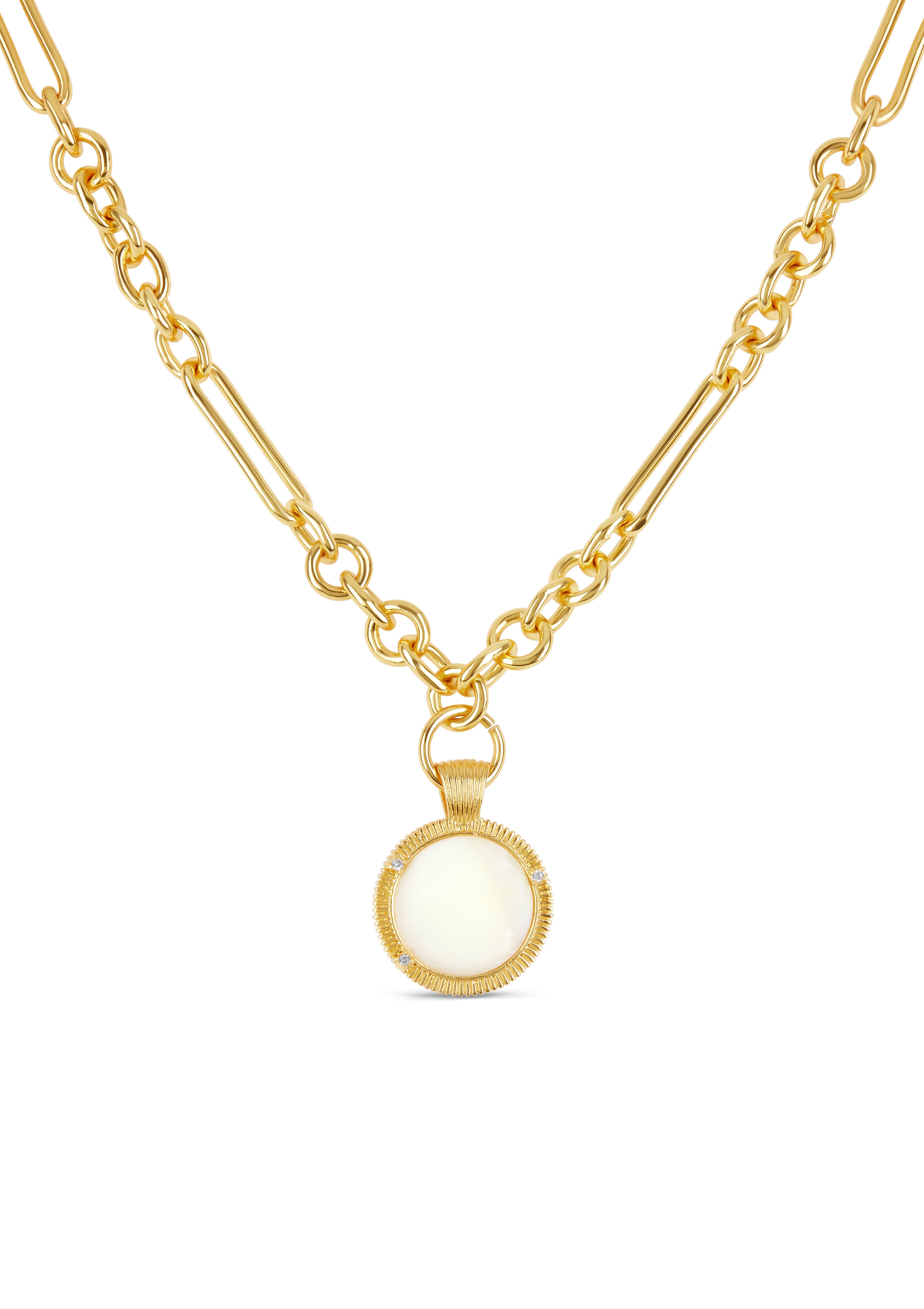 PEARL LINK NECKLACE