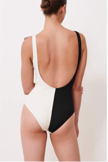 OTTO ONE PIECE IN NERO & CREME