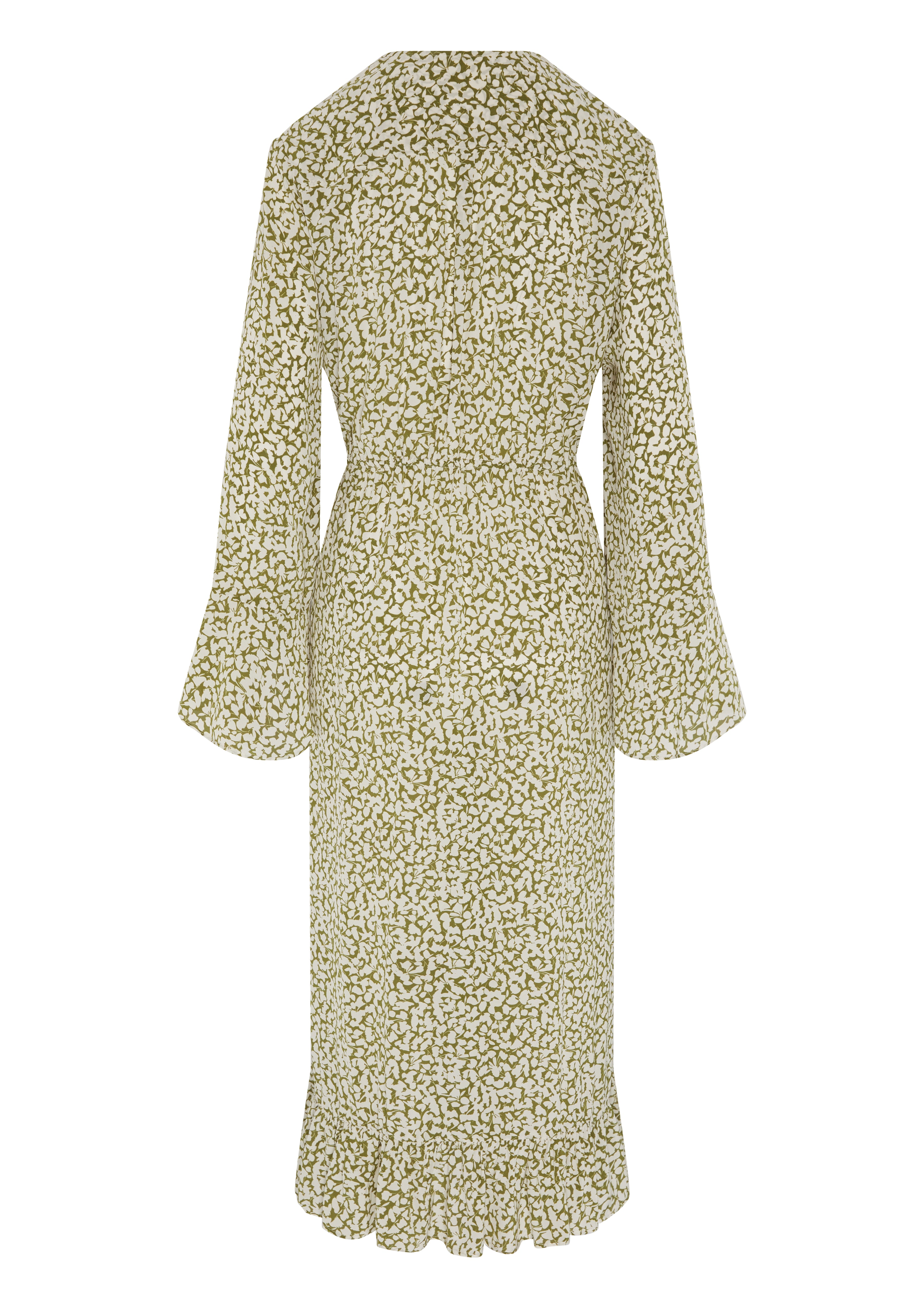 ARNA DRESS IN GEORGETTE - DITSY GREEN