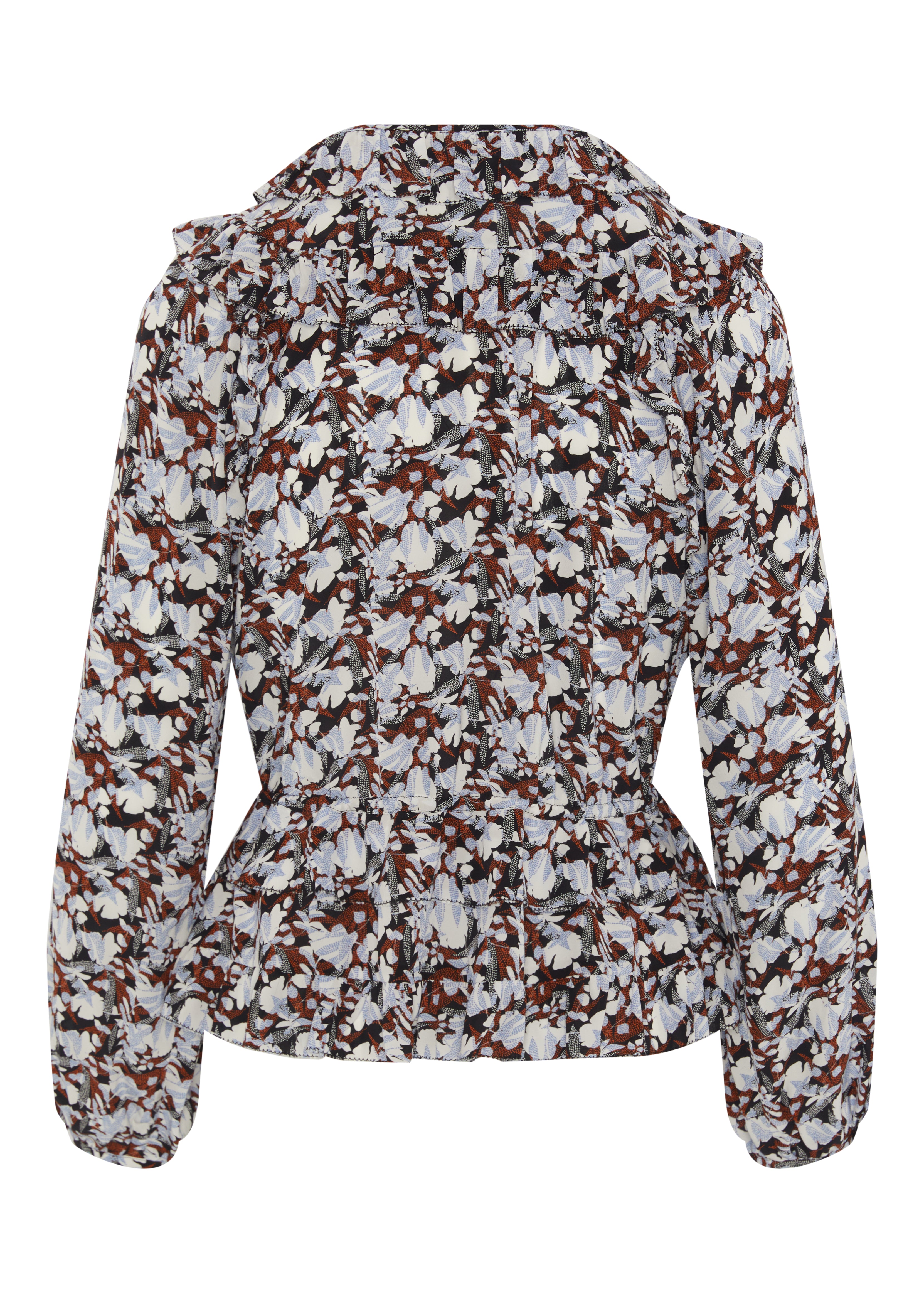 GIGI TOP IN CREPE DE CHINE - DITSY BLOOM