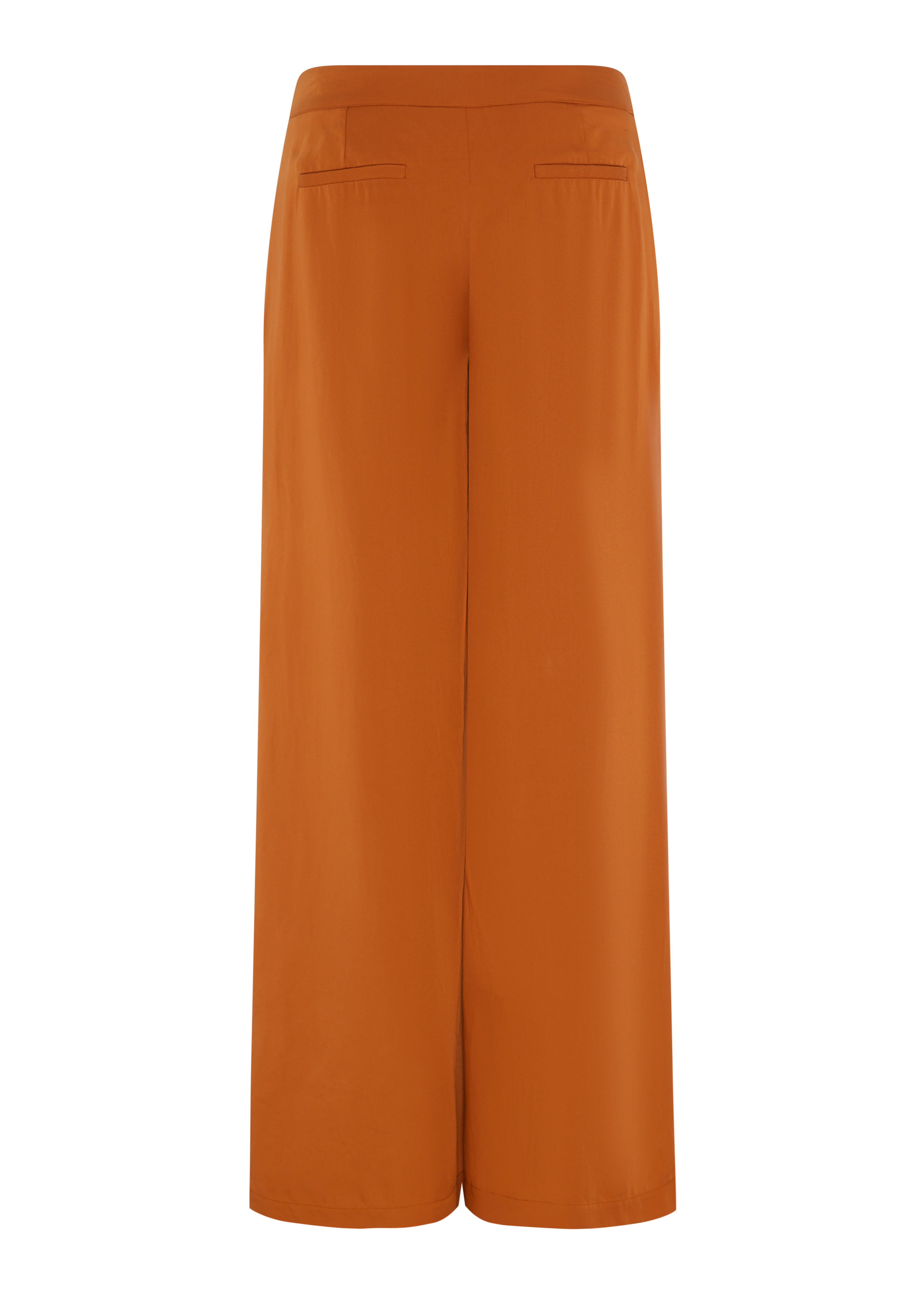 ORLA TROUSERS IN TENCEL BLEND - AMBERGLOW