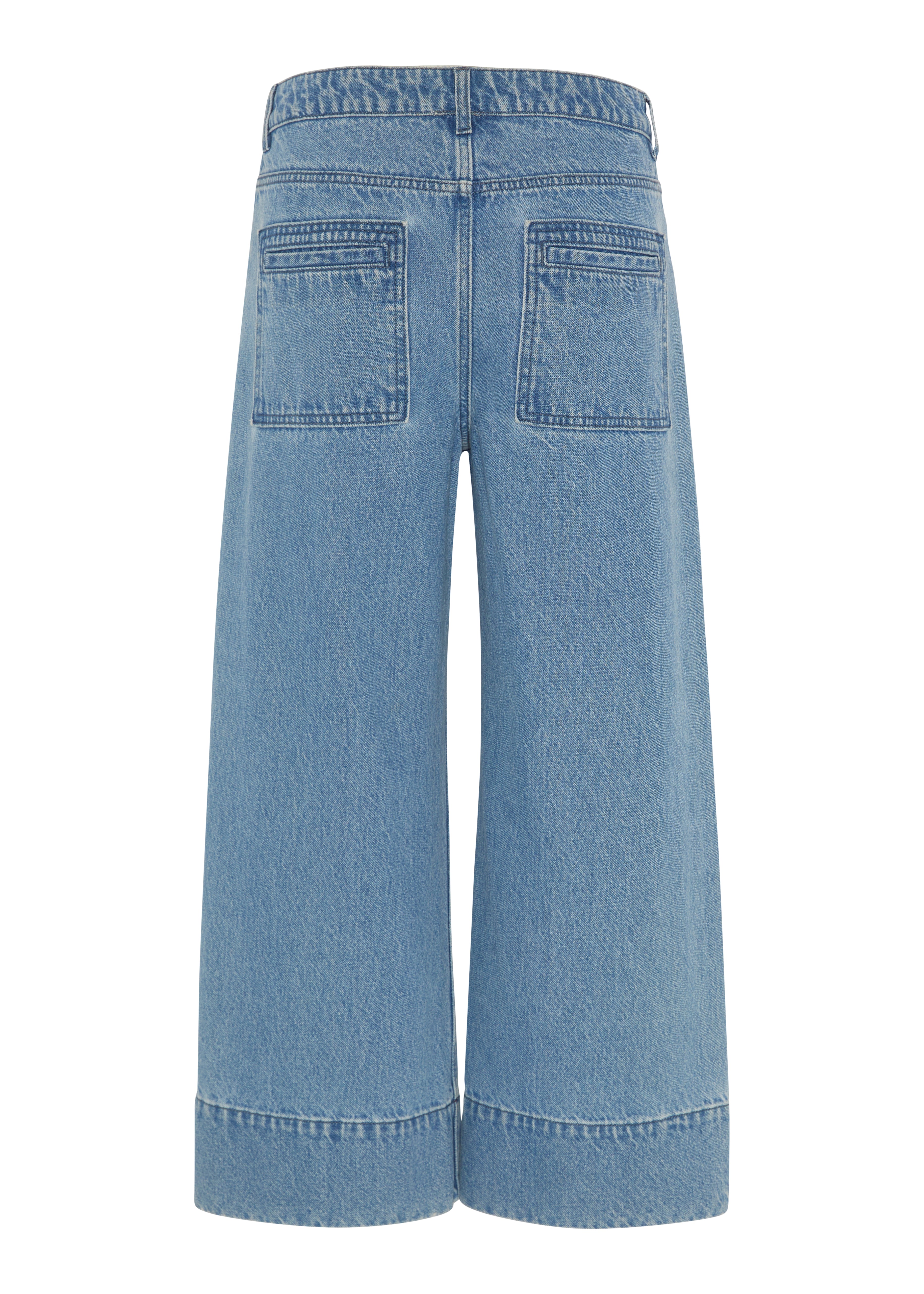 LILY JEANS IN COTTON - BLUE