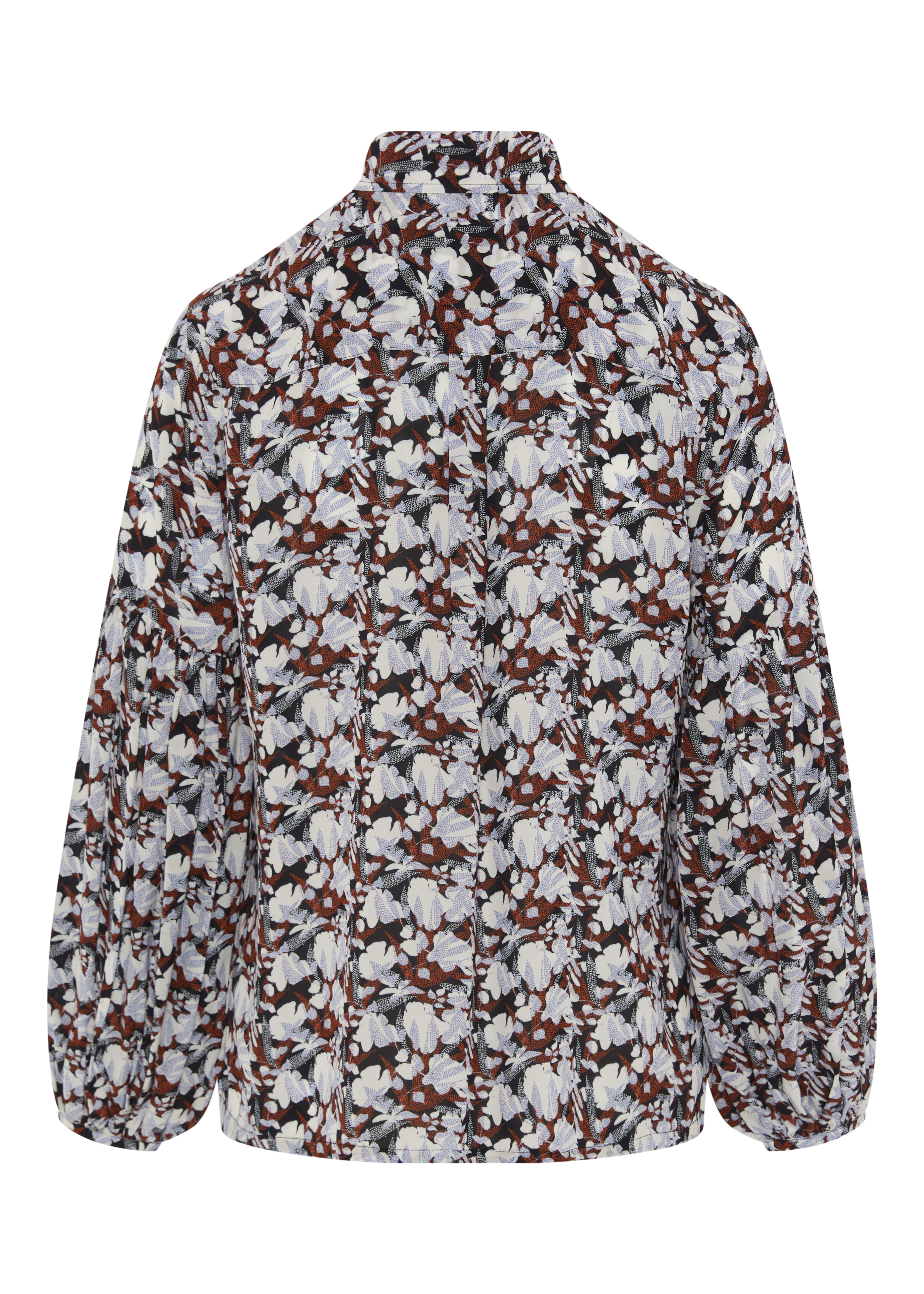 NORA SHIRT IN CREPE DE CHINE - DITSY FLORAL