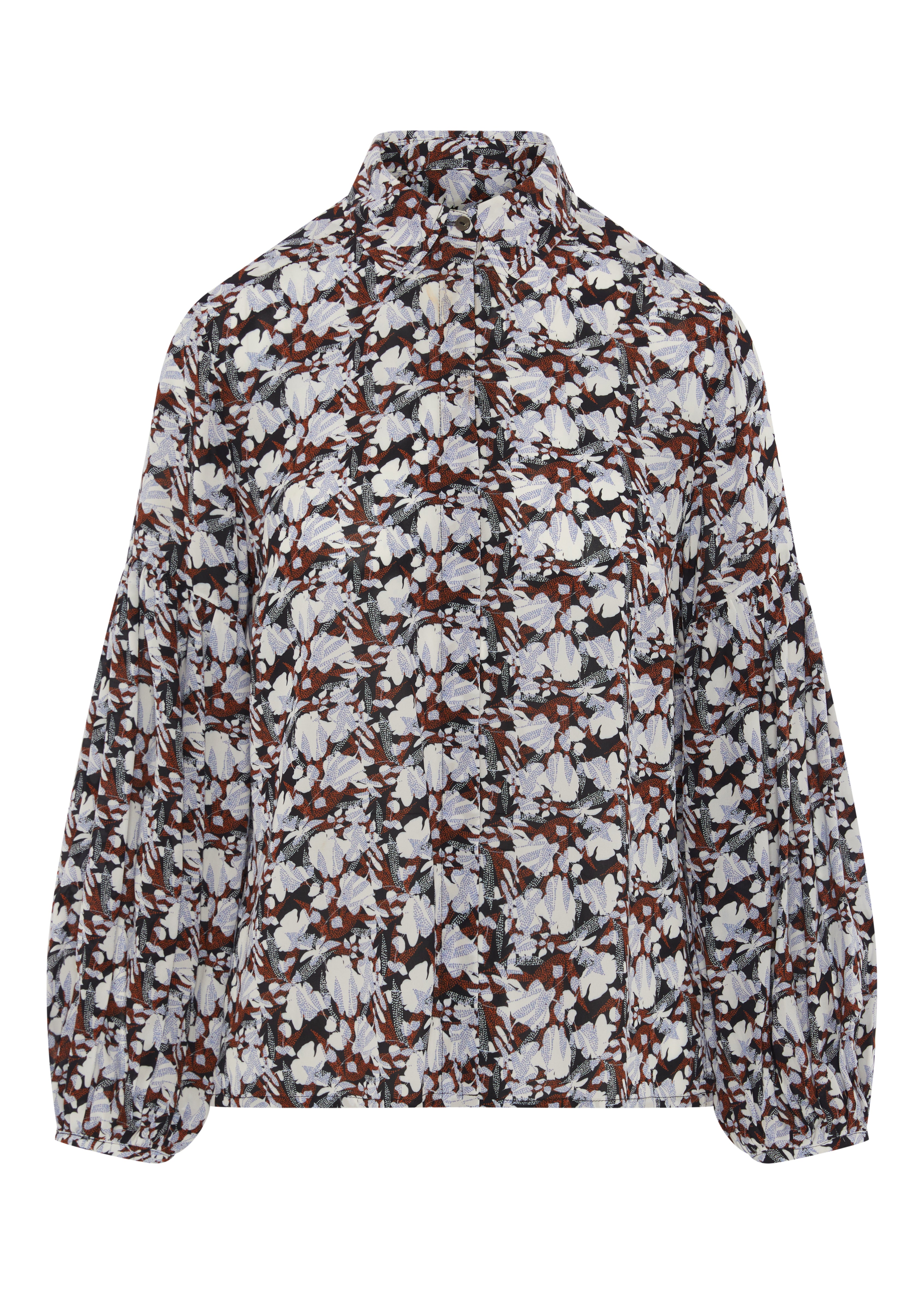 NORA SHIRT IN CREPE DE CHINE - DITSY FLORAL