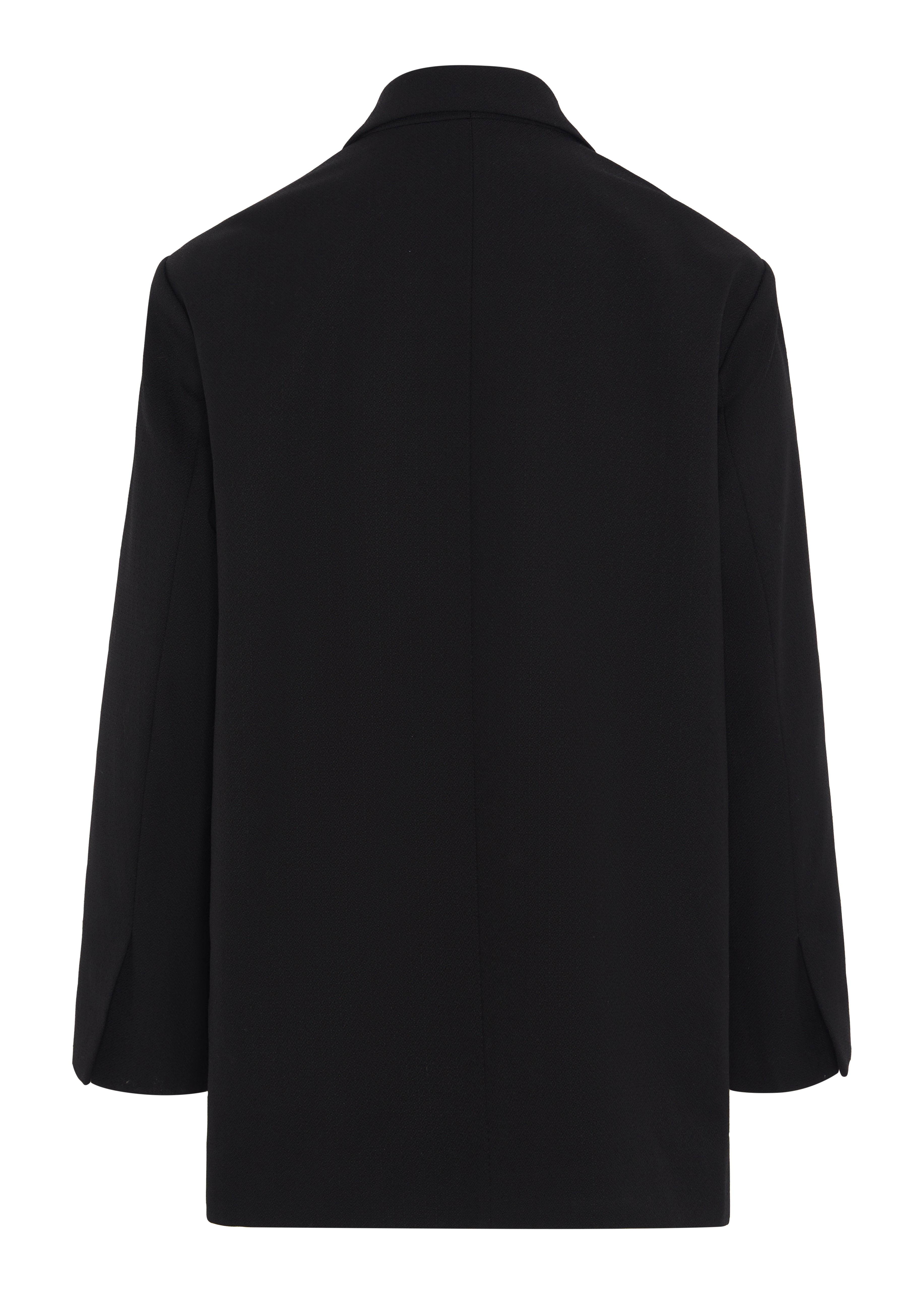 RILEY BLAZER IN WOOL BLEND - BLACK