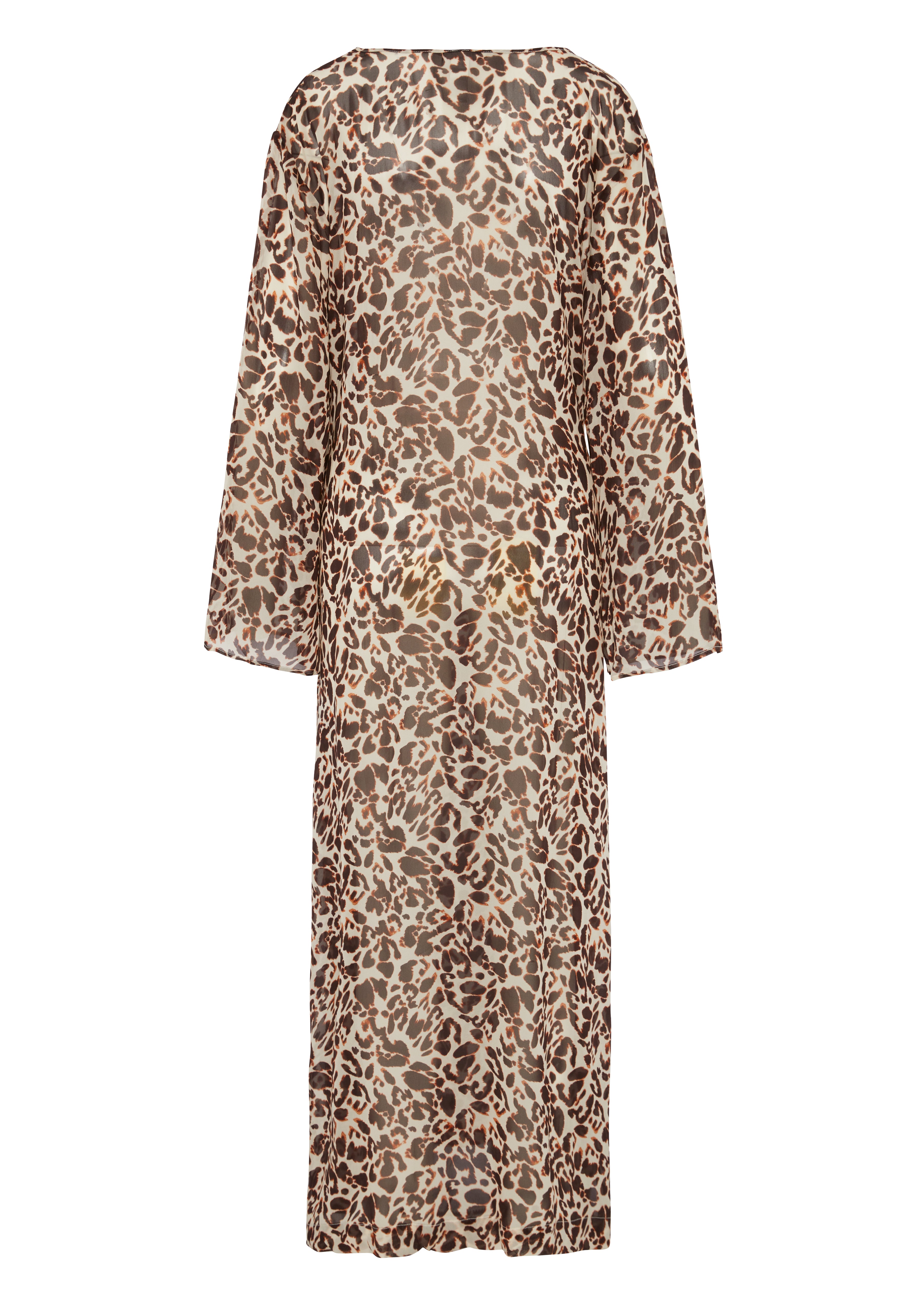 RIVA DRESS IN GEORGETTE - MILO LEOPARD