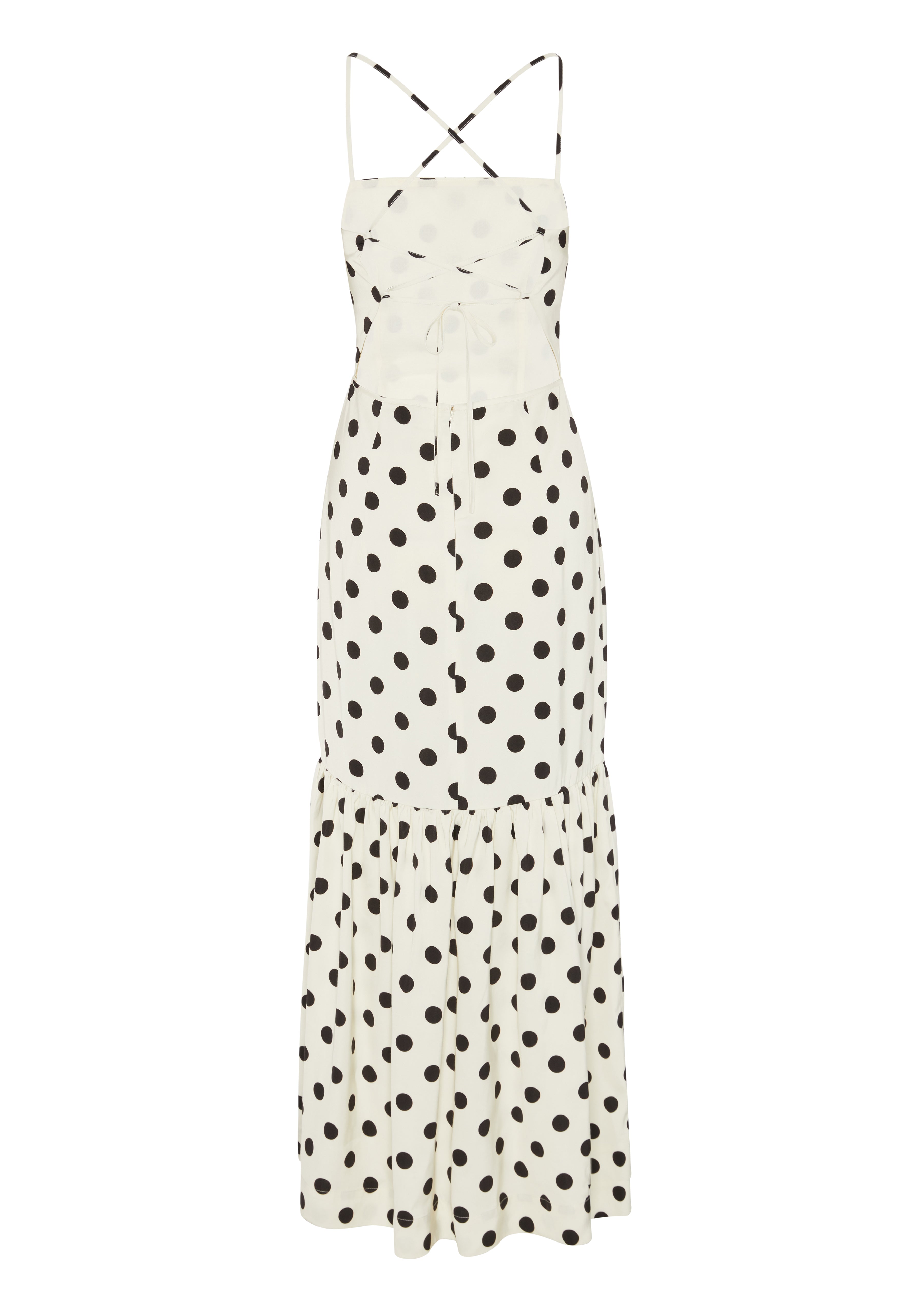 SAMARA DRESS IN LENZING BLEND - BLACK SPOT