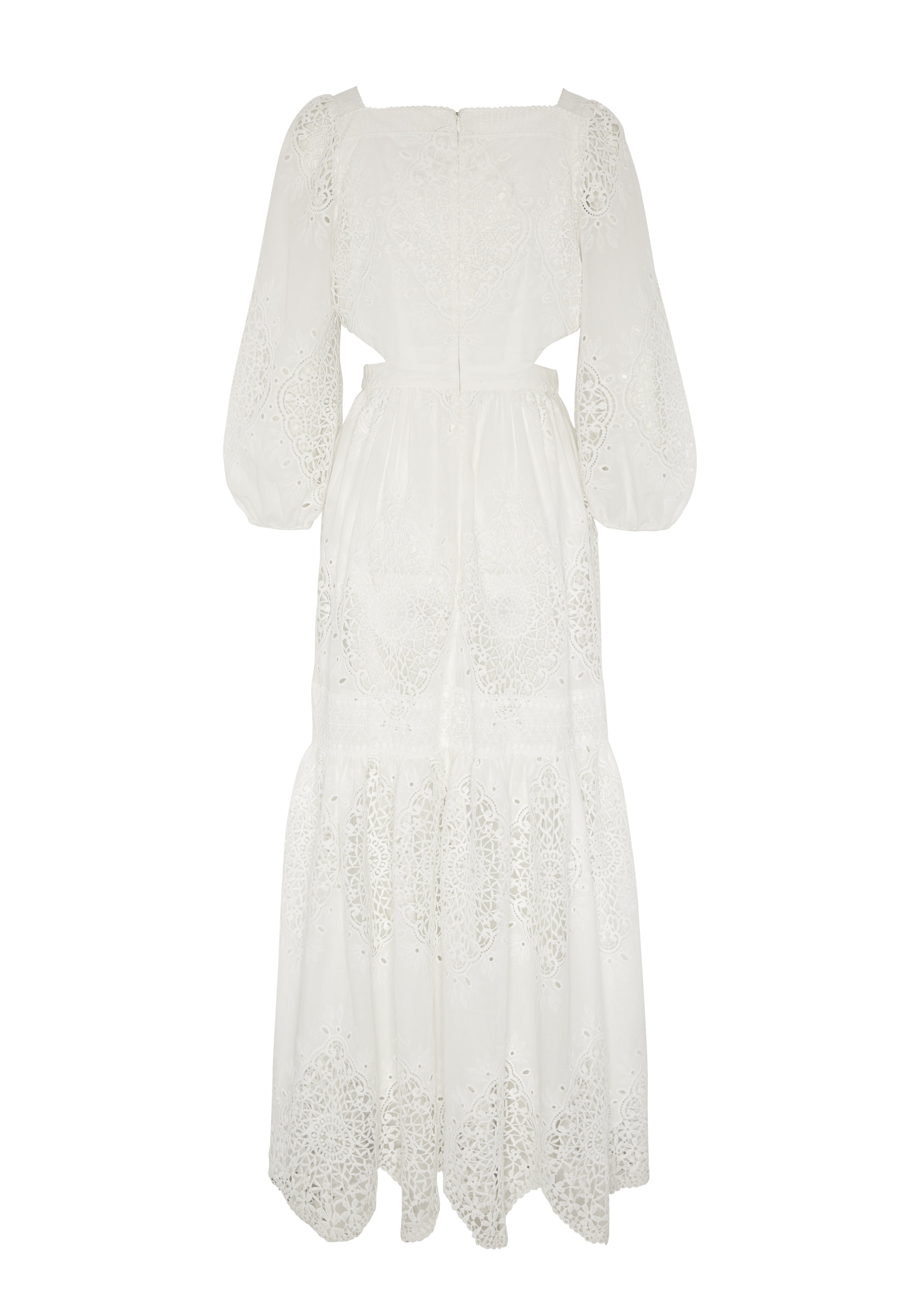 EVARAE CARA DRESS IN COTTON - SUGAR WHITE