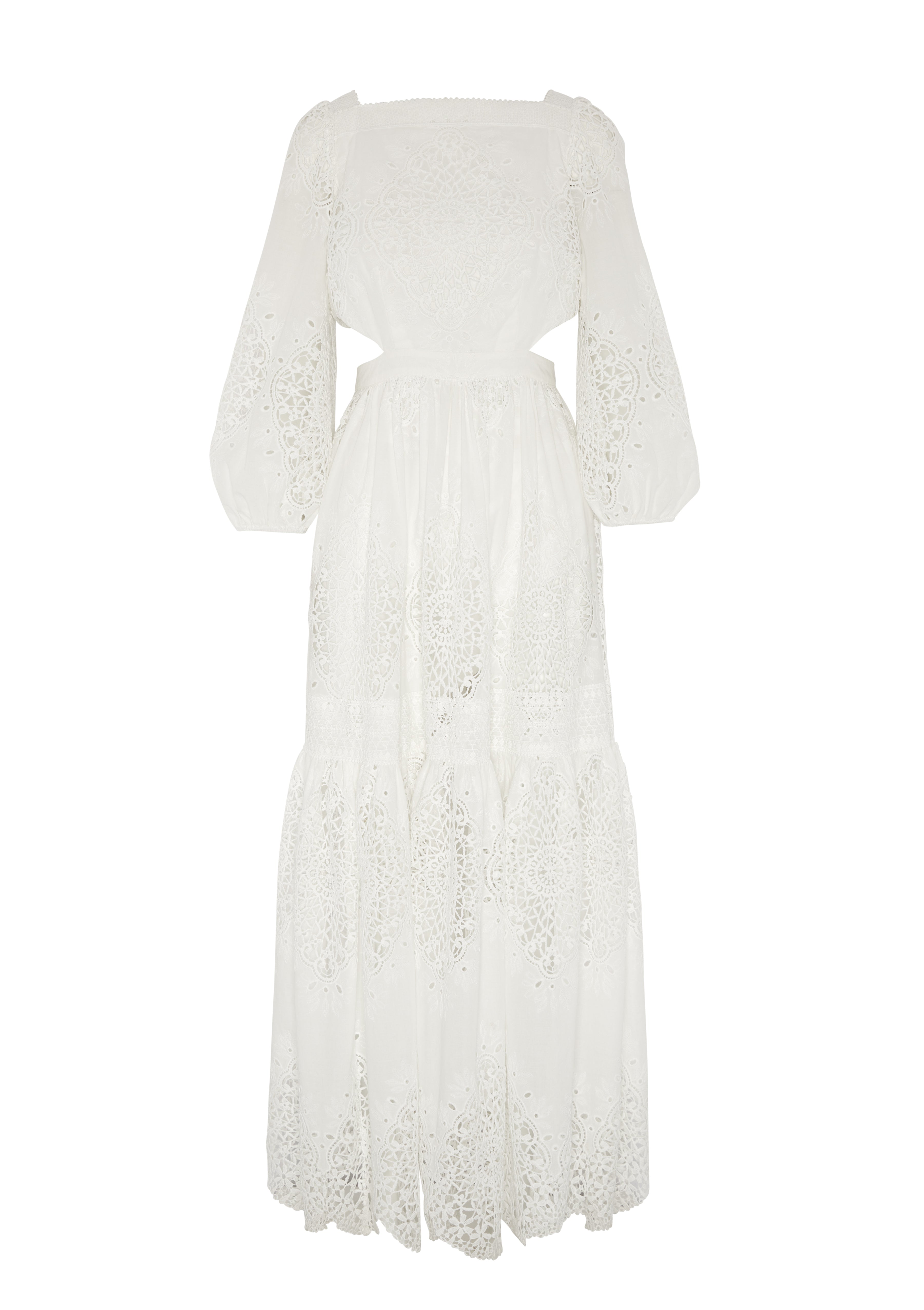 EVARAE CARA DRESS IN COTTON - SUGAR WHITE