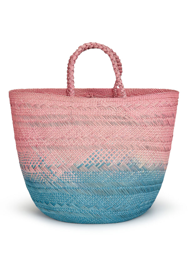 EVARAE MARIELLE BAG - SUNSET OMBRE IN STRAW